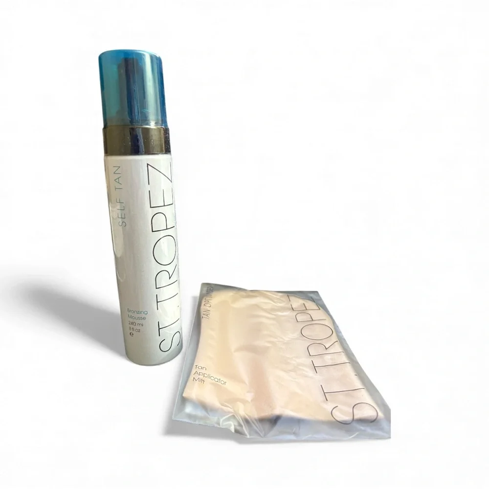 St. Tropez Self Tan Bronzing Mousse with Mitt 8 fl oz NEW
